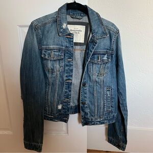 Abercrombie & Fitch Denim Jean Jacket Size Medium